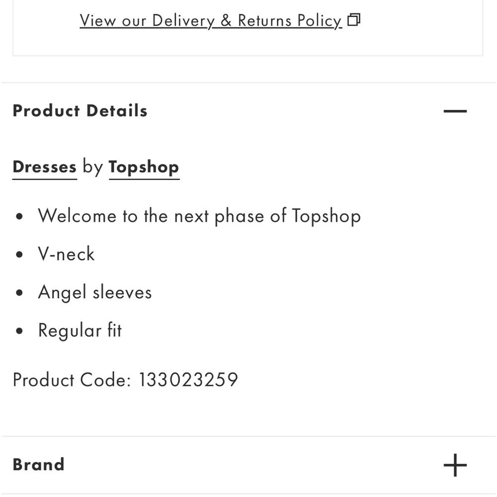 Topshop Bella tea dress with angel sleeve in yellow floral print - Picture 7 of 7